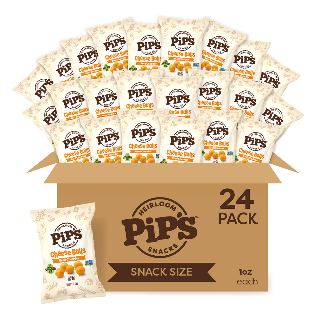 Cheddar Cheese Balls Snack Size 24-Pack